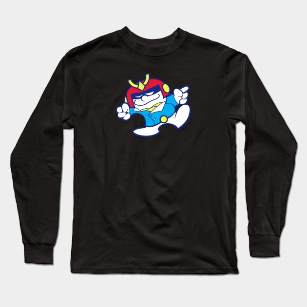 Hawaiian Punch Captain Falcon Mashup Long Sleeve T-Shirt by stayfrostybro